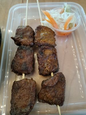 Skewers at Srey Vegan - Pop Up in Los Angeles