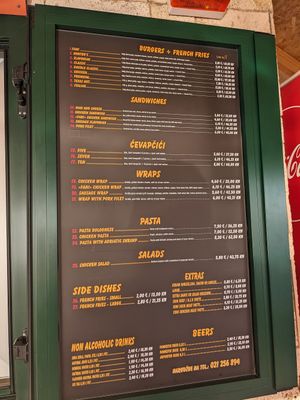  at Fast Food Fani in Podstrana