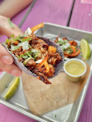 Impossible chorizo taco at Classico - Pop Up in Toronto