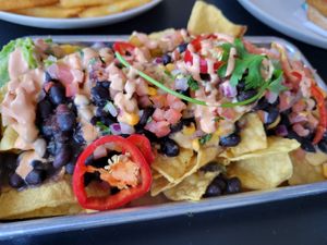 Southwestern Nachos at Veggie Grill by Next Level in Santa Monica