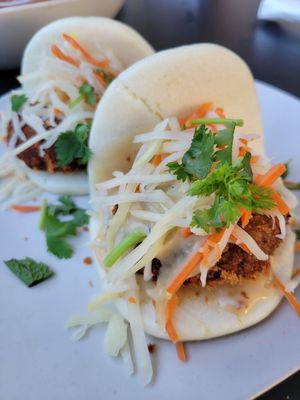 Japanese sliders at Veggie Grill by Next Level in Santa Monica