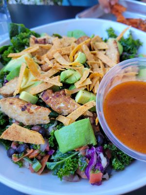 Catalina salad sub tempeh for taco meat at Veggie Grill by Next Level in Santa Monica