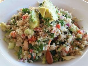 quinoa power salad at Veggie Grill by Next Level in Santa Monica