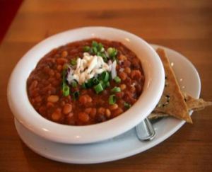 bean me up chili at Veggie Grill by Next Level in Santa Monica