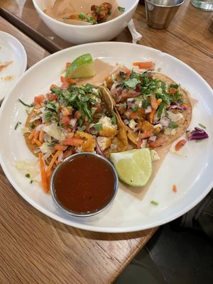 Tacos #Veganuary at Veggie Grill by Next Level in Santa Monica