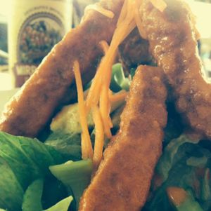 Best Buffalo Salad in Santa Monica! at Veggie Grill by Next Level in Santa Monica