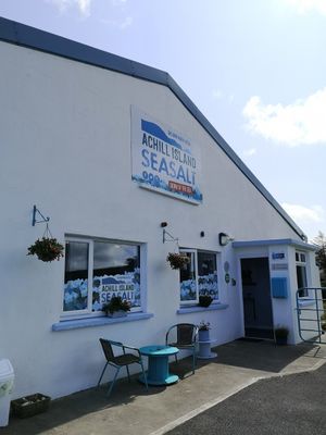 Entrance at Achill Island Sea Salt in Achill