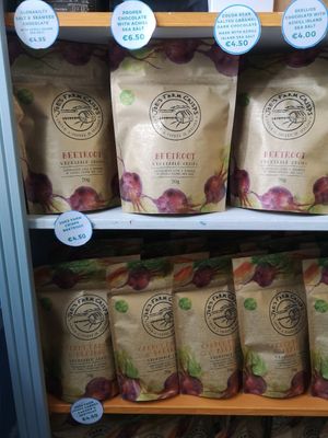 Beetroot crisps at Achill Island Sea Salt in Achill