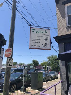 Sign  at Fresca on Addison in Richmond