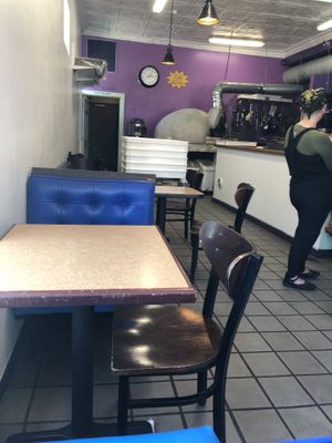 Dining table booth😄 at Fresca on Addison in Richmond