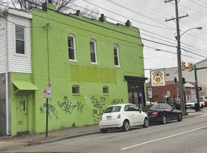 View from where we parked   at Fresca on Addison in Richmond