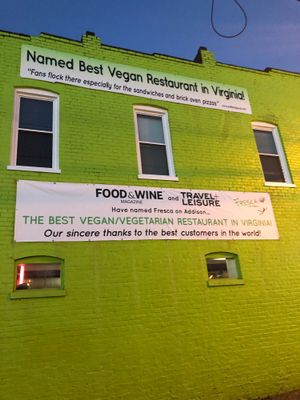 Signage  at Fresca on Addison in Richmond