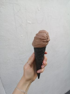 Chocolate Pretzel Ice-cream at Pizzi*s & Cream in Vienna