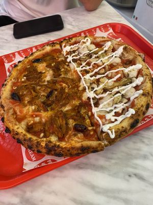 Half Greek Supreme - Half Magic Mushroom   at Pizzi*s & Cream in Vienna