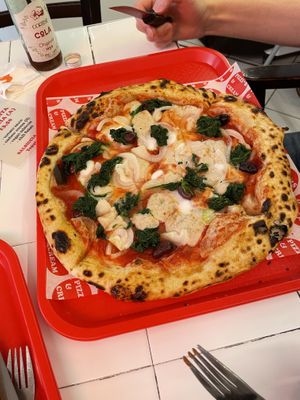 Popeye pizza  at Pizzi*s & Cream in Vienna