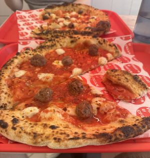 Spicy meatball  at Pizzi*s & Cream in Vienna