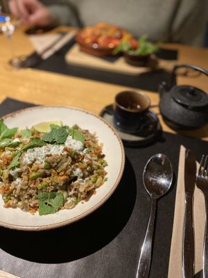 Voorjaars pilav   at Eetcafé Den Os in Maarkedal