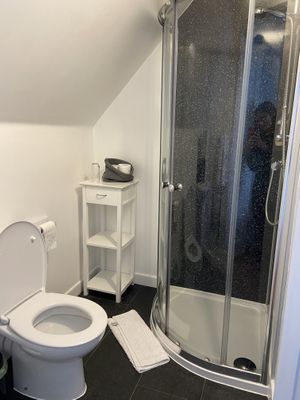 Bathroom in Double room at Sgarbh Lodge in Isle Of Skye