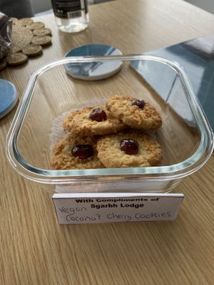 Delicious cookies  at Sgarbh Lodge in Isle Of Skye