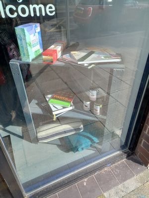 Shop front. at Green Heart Collective in Gateshead