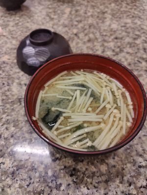 Miso soup at Chijuya Restaurant - Jing Xin Health Food in Bangkok