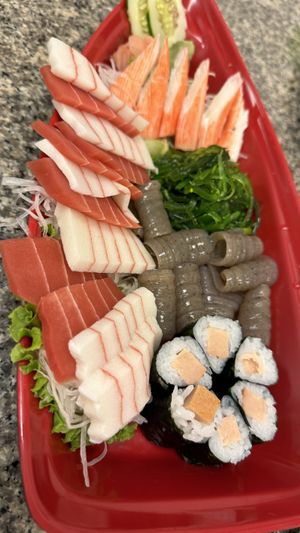 Sashimi mix #Veganuary at Chijuya Restaurant - Jing Xin Health Food in Bangkok