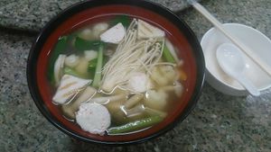 Noodle soup at Chijuya Restaurant - Jing Xin Health Food in Bangkok