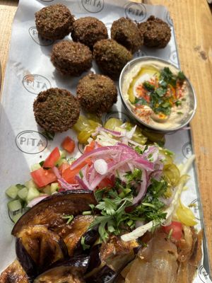 Falafel meal  at Pita in North West London