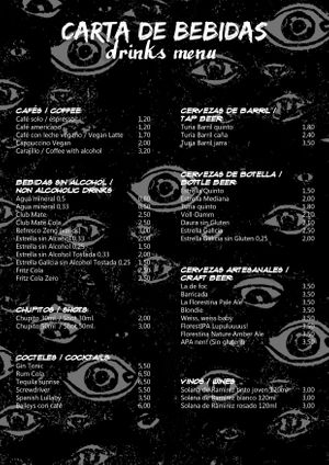 Our Drinks at El Forat in Barcelona