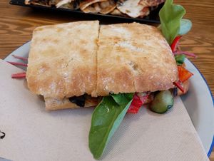 Bocata vegano at Harri Taberna in Getxo