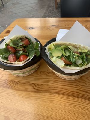 Vegan arepas at Mecato Café Colombiano in Berlin