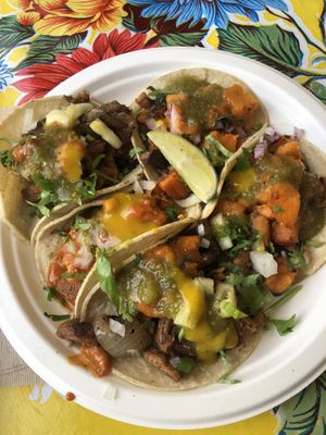 All three sorts  at Tacos Los Carnales in Cologne