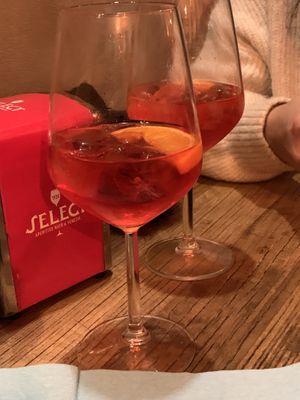 Spritz veneziano  #Veganuary at H2 NO in Venice