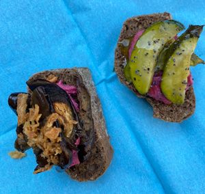 Vegan cicchetti   at H2 NO in Venice