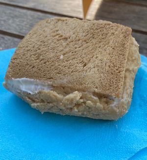 Vegan tramezzino   at H2 NO in Venice