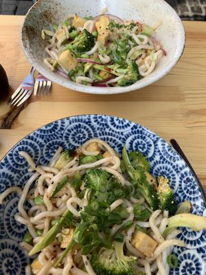 Our mixed plates  at Momo Wok Box in Copenhagen