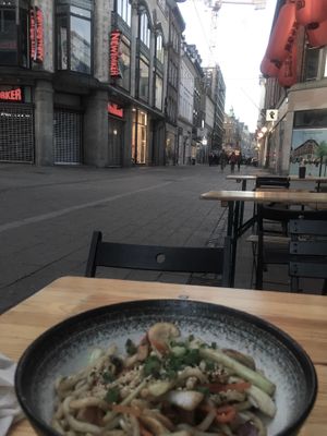 View at Momo Wok Box in Copenhagen