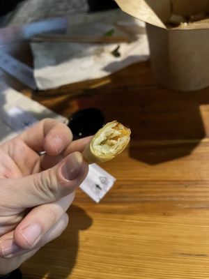 And no chance of contamination. Because there’s nothing inside.  at Momo Wok Box in Copenhagen