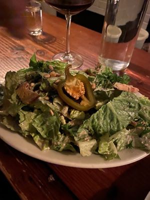 Caesar salad #Veganuary at Troy Beer Garden in Troy