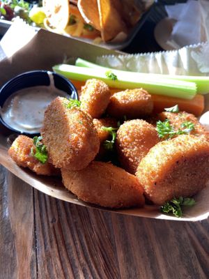 Chicky nuggs   at Troy Beer Garden in Troy