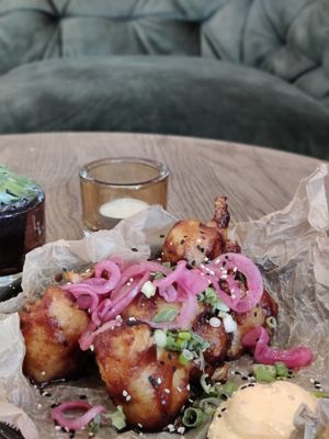 Fried cauliflower at Godhem Sour Café & Bar in Trollhattan