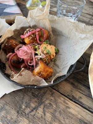 Fried Cauliflower  at Godhem Sour Café & Bar in Trollhattan