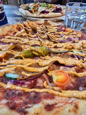 Good sauce at Godhem Sour Café & Bar in Trollhattan