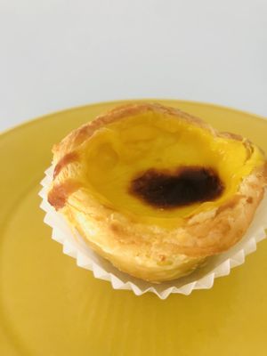 Pastel de nata  at Da Praceta in Povoa De Varzim