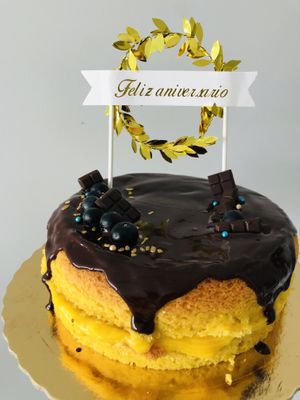 Bolo aniversário pão de ló  at Da Praceta in Povoa De Varzim