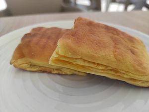 Vegan sausage and chips lanche at Da Praceta in Povoa De Varzim