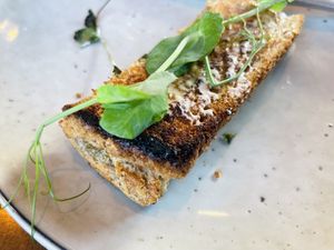 Cheese roll   at Bonobo Cafe in Christchurch