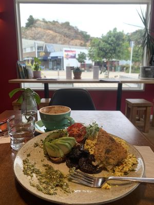 Breakfast   at Bonobo Cafe in Christchurch