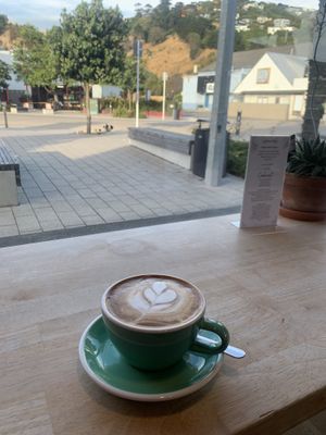 Nice view  at Bonobo Cafe in Christchurch