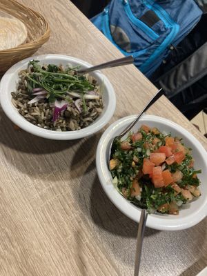 Riz et lentilles et légumes   at Le Cèdre in Avignon